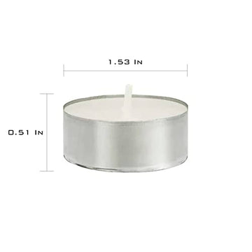 SEDLAV White Unscented Tealight Candles (100 Count)
