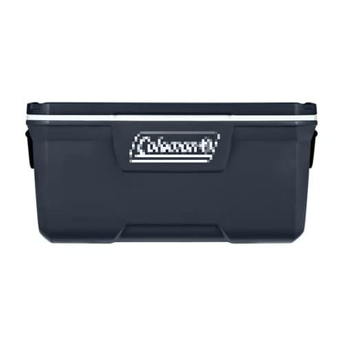 Genuine 316 Series 120Qt Hard Chest Cooler, 38 in, Fully Insulated Lid and Body Keeps The Ice up to 6 Days in Temperatures as High as 90°F, Blue Nights