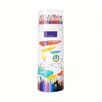 SEDLAV Erasable 48 Colored Pencil Kit - Vibrant Shades for Drawing and Sketching, Easy-to-Erase Artistry in 48 Vivid Colors, Precision Art colors, Reusable and Mess-Free Coloring Pencils
