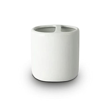 SEDLAV Toothbrush Holder, Ceramic Toothbrush Holder, Toothbrush Holders for bathrooms, Toothbrush Holders (White)