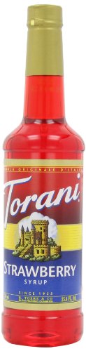 Torani Syrup, Strawberry, 25.4-Ounce Bottles (Pack of 3)