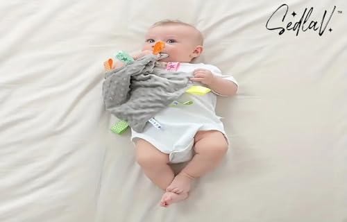 SEDLAV Soothing Baby Blanket: Unleash Joy with Sensory Play, Soft Plush Comfort, & Endless Entertainment!