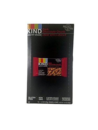 KIND Healthy Grains bar Dark Chocolate Chunk 1.2 Oz, 24Count