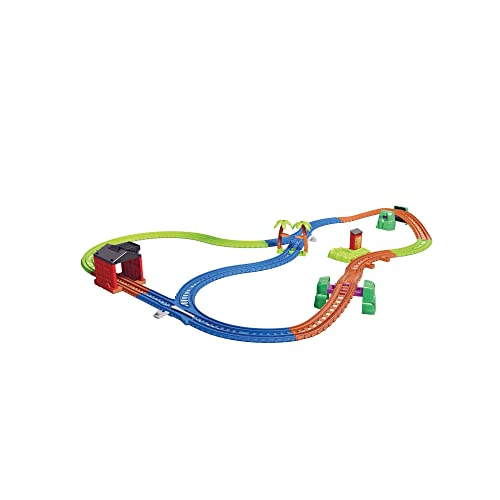 Thomas & Friends GLL14 Thomas and Friends Trackmaster Thomas & Nia Cargo Delivery Playset, Multicolour