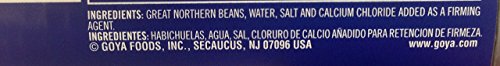 Goya Great Northern Beans Habichuelas 15.5 Oz. Pack Of 6.