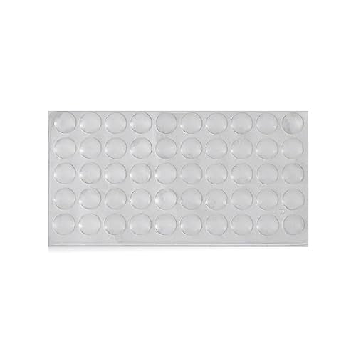 SEDLAV Eco-Friendly Silicone Rubber Bumpers Clear 100pcs Self Adhesive Buffer Pads, Anti-Slip, and Scratch - Strong Sticky, Easy-to-Use for Furniture, Cabinets - Water-Proof, Non-Toxic