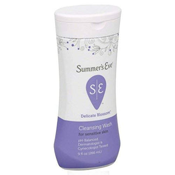 Delicate Blossom Feminine Wash for Sensitive Skin by Summer's Eve for Women - 9 oz Cleanser