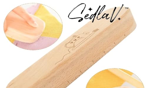 SEDLAV Handheld Wood Patchwork Sewing Tool - Precision Ironing & Point Pressing for Seamstress - Tailor Clapper for Flawless Seams