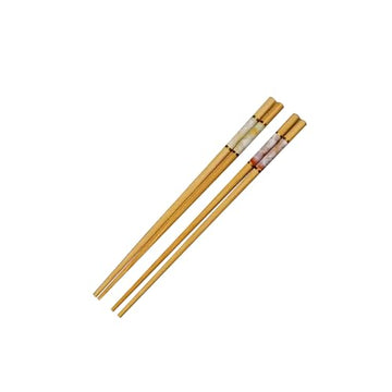 "SEDLAV Bamboo Crackle Print Chopsticks - Set of 5 | Decorative Asian Dining Utensils | Reusable Sushi Chopsticks | Eco-Friendly Kitchen Accessories"