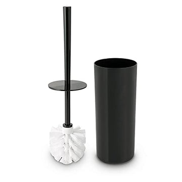 SEDLAV Toilet Bowl Brush Holder, Plastic Toilet Bowl Brush, Toilet Bowl Cleaners, Toilet Brush, Bathroom Cleaner (Black)