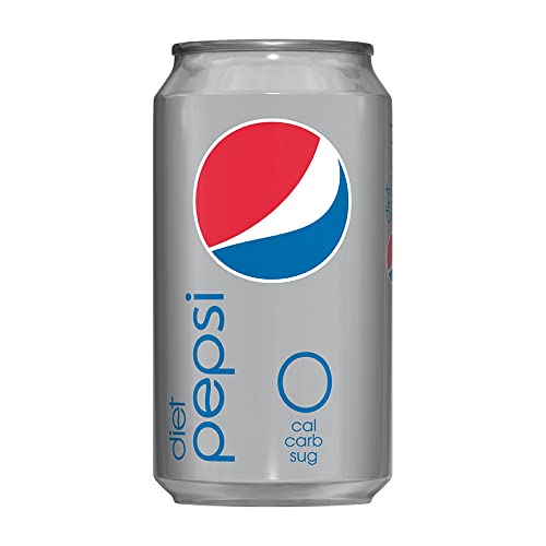 Diet Pepsi Cola, 12 Oz, Pack Of 24 Cans