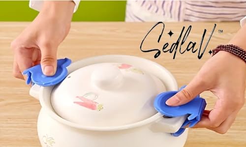 SEDLAV Butterfly Shaped Plate Dish Clips - Kitchen Anti-Scalding Heat Insulation Clamps for Effortless Handling, Oven Mitts and Pot Holders Replacement - A Must-Have Kitchen Accessory.