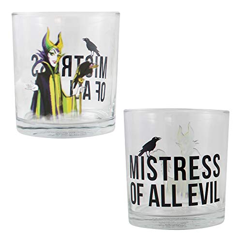 Disney - Villains: Set of Four 10 oz. Glasses