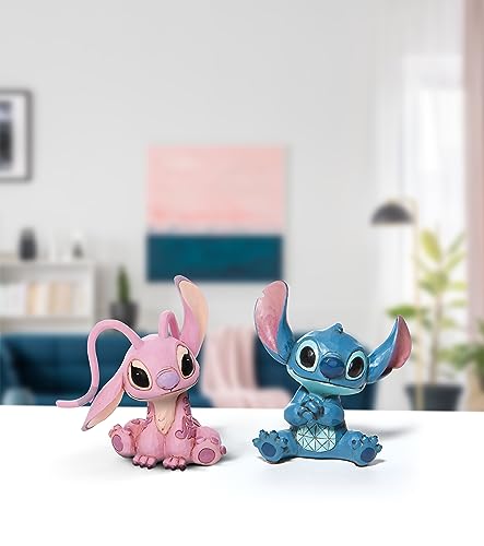 Enesco Disney Traditions by Jim Shore Lilo and Stitch Angel Miniature Figurine, 3.625 Inch, Multicolor