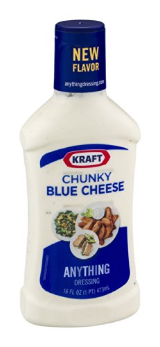 Kraft Chunky Blue Cheese Anything Dressing 16 oz (Pack of 6)