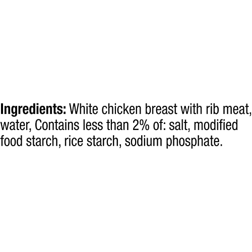 Swanson White Premium Chunk Canned Chicken Breast in Water, Fully Cooked Chicken, 12.5 OZ Can (6 Packs of 2 Cans)