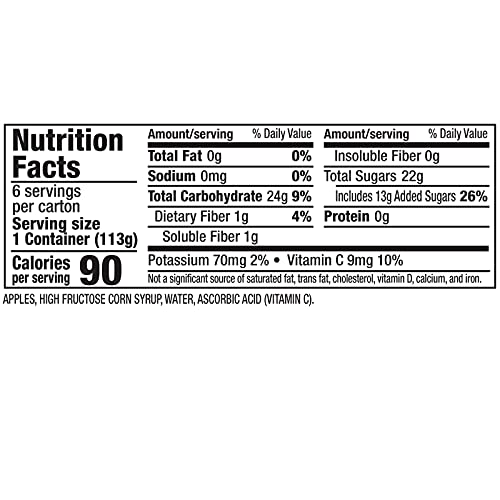 Mott's, Applesauce, 4 Oz, Pack of 6