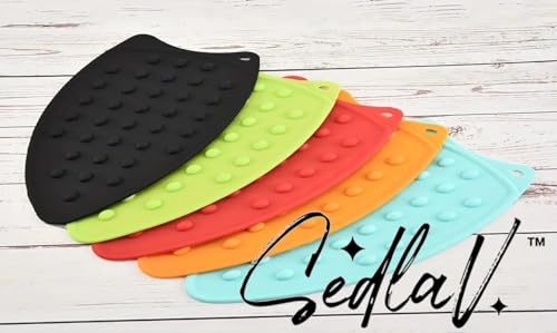 SEDLAV Silicone Iron Rest Pad for Ironing Board - Hot Resistant Mat, Slip Silicone Heat Resistant Iron Rest Pad, Dish Mat, Pot Stand - Iron Hot Protection Rest Pad