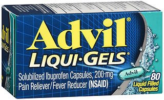 Advil Pain Reliever/Fever Reducer Liqui-Gels, 200 mg - 80 ct, Pack of 4