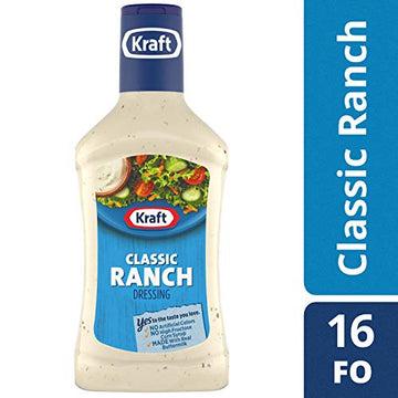 Kraft Classic Ranch Dressing, 16 fl oz Bottle (2 bottles)