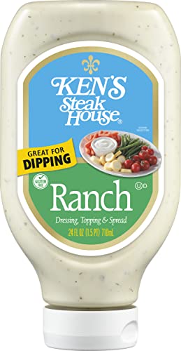 Ken's Steak House Ranch Salad Dressing Squeeze Bottle - 6 Pack