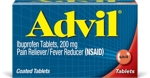 Advil Pain Reliever & Fever Reducer Coated Tablets 24CT (Pack of 12)