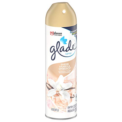 S C JOHNSON WAX 74539 Glade Vanilla Aerosol, 8-Ounce