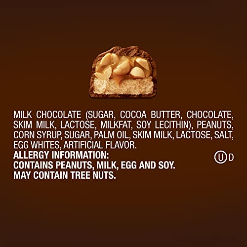 SNICKERS Full Size Milk Chocolate Candy Bars Father’s Day Gift - 11.16 oz, 6 Chocolate Bars Pack