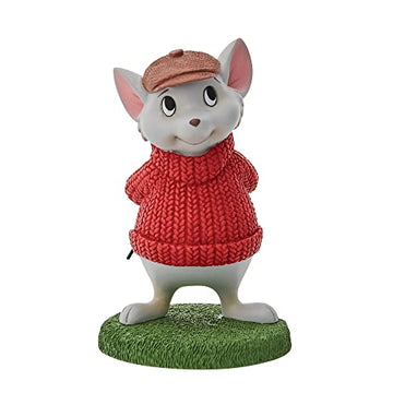 Enesco Disney Showcase The Rescuers Bernard Miniature Figurine, 3.5 Inch, Multicolor
