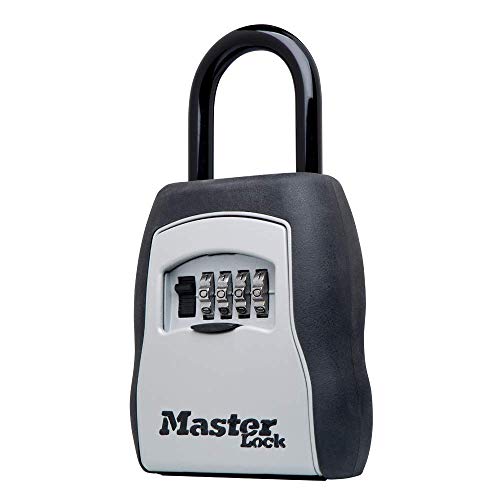 Master Lock Key Lock Box, Outdoor Lock Box for House Keys, Key Safe with Combination Lock, 5 Key Capacity
