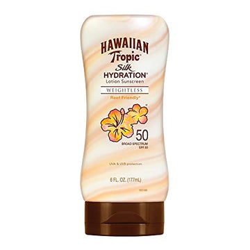Hawaiian Tropic Silk Hydration Weightless Sunscreen Lotion (Pack of 4)