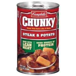 Campbell's Chunky Steak & Potato Soup 19 oz (Pack of 12)