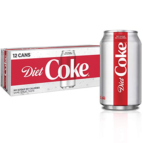 Diet Coke Soda Soft Drink, 12 fl oz, 12 Pack