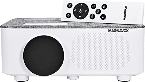 Magnavox MP603 Home Theater Projector with Bluetooth Wireless Technology and Suitcase Speaker | 1080p and 160