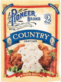 Pioneer Brand Gravy Mix Packets - Makes 2 Cups (Pack of 12) (Country)