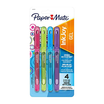 Paper Mate 600ST.7mm, 4/Pkg, Assorted InkJoy Gel Stick Pen Sets, None 4