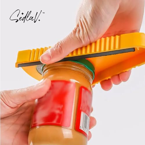 SEDLAV Ultimate Kitchen Gadget: Multi-Use Adjustable Bottle and Jar Opener Set with Easy Twist Grip Tools"