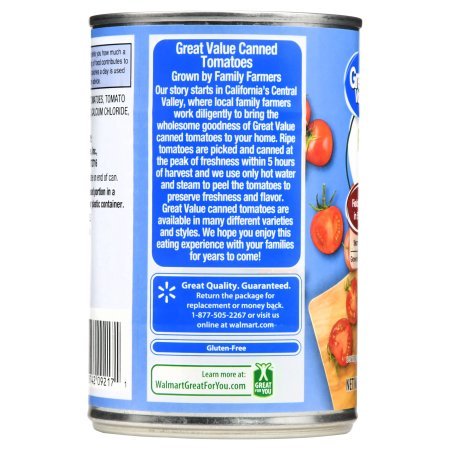 PACK OF 24 - Great Value Petite Diced Tomatoes, 14.5 oz