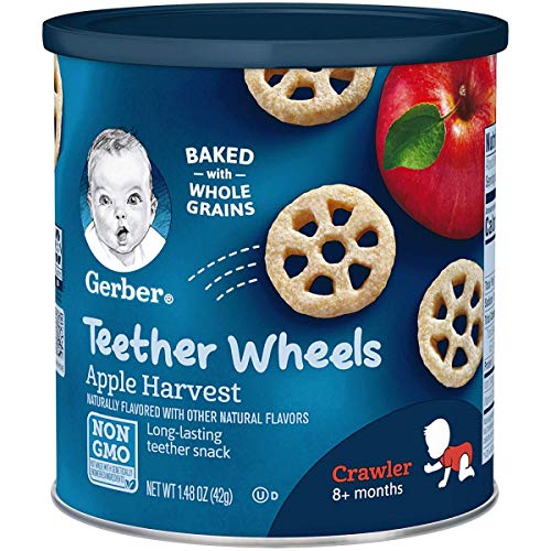 Gerber Graduates Wagon Wheels Apple Harvest, 1.48 oz