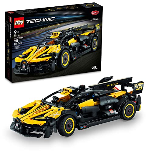 LEGO Technic Bugatti Bolide Racing Car Building Set - Model and Race Engineering Toy for Back to School, Collectible Sports Car Construction Kit for Boys, Girls, and Teen Builders Ages 9+, 42151