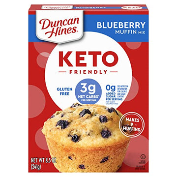 Duncan Hines Keto Friendly Blueberry Muffin Mix, 8.5 oz.