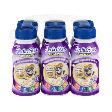 PediaSure Sidekicks Shake Vanilla , 48 FZ (Pack of 4)