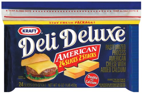 Kraft Deli Deluxe American Cheese Slices 16 oz 24 ct
