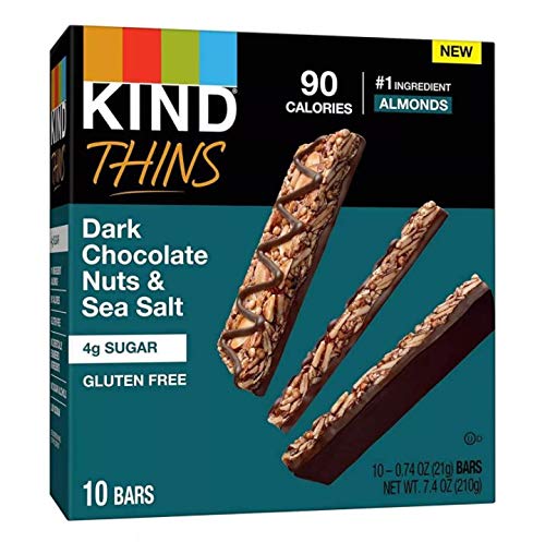 Kind Dark Chocolate Nuts & Sea Salt Bars, 7.4 Ounce (Pack of 1)