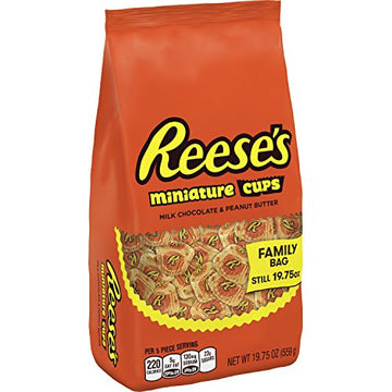REESE'S Peanut Butter Cups Miniatures, 19.75 Ounce