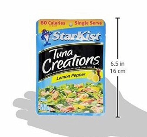 Starkist Tuna Creations, Zesty Lemon Pepper, Single Serve 2.6-Ounce Pouch (Pa...