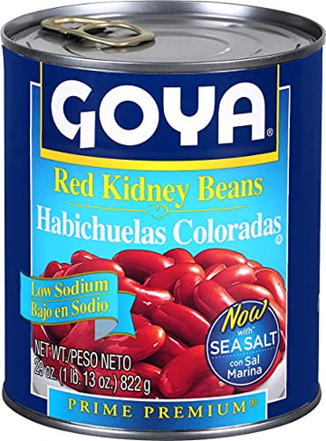 Goya Foods Low Sodium Red Kidney Beans, 29 Ounce