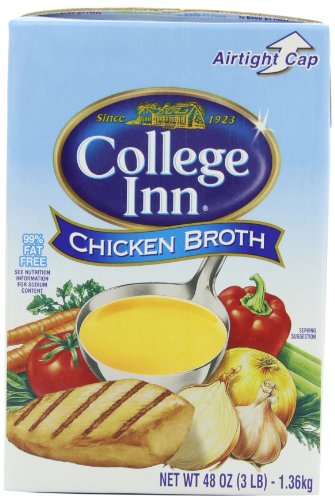 College Inn Chicken Broth, 48-Ounce (Pack of 4)