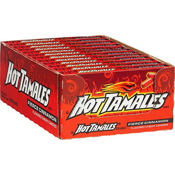 Westwood Products Hot Tamales, 5 oz, Cinnamon Flavored, Chewy Candy, 12 Pack