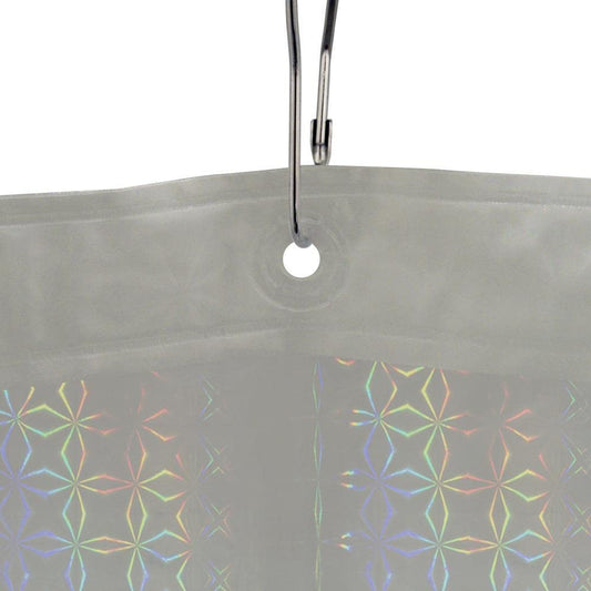 NaturjB 70'' x 72'' Iridescent Lightweight PEVA Shower Curtain Liner Gray Bath Decorative HefgTS Curtains for Bathroom Shower, (6311800)